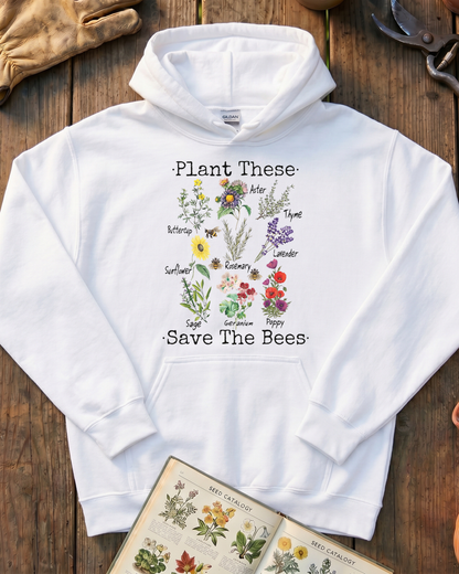 Plant These Save The Bees Hoodie