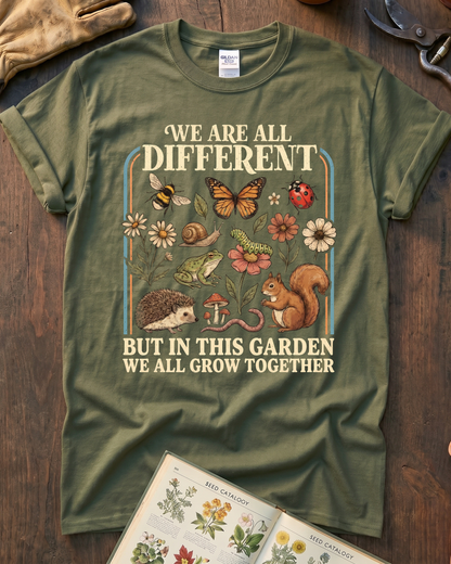 Grow Together Retro Garden T-Shirt