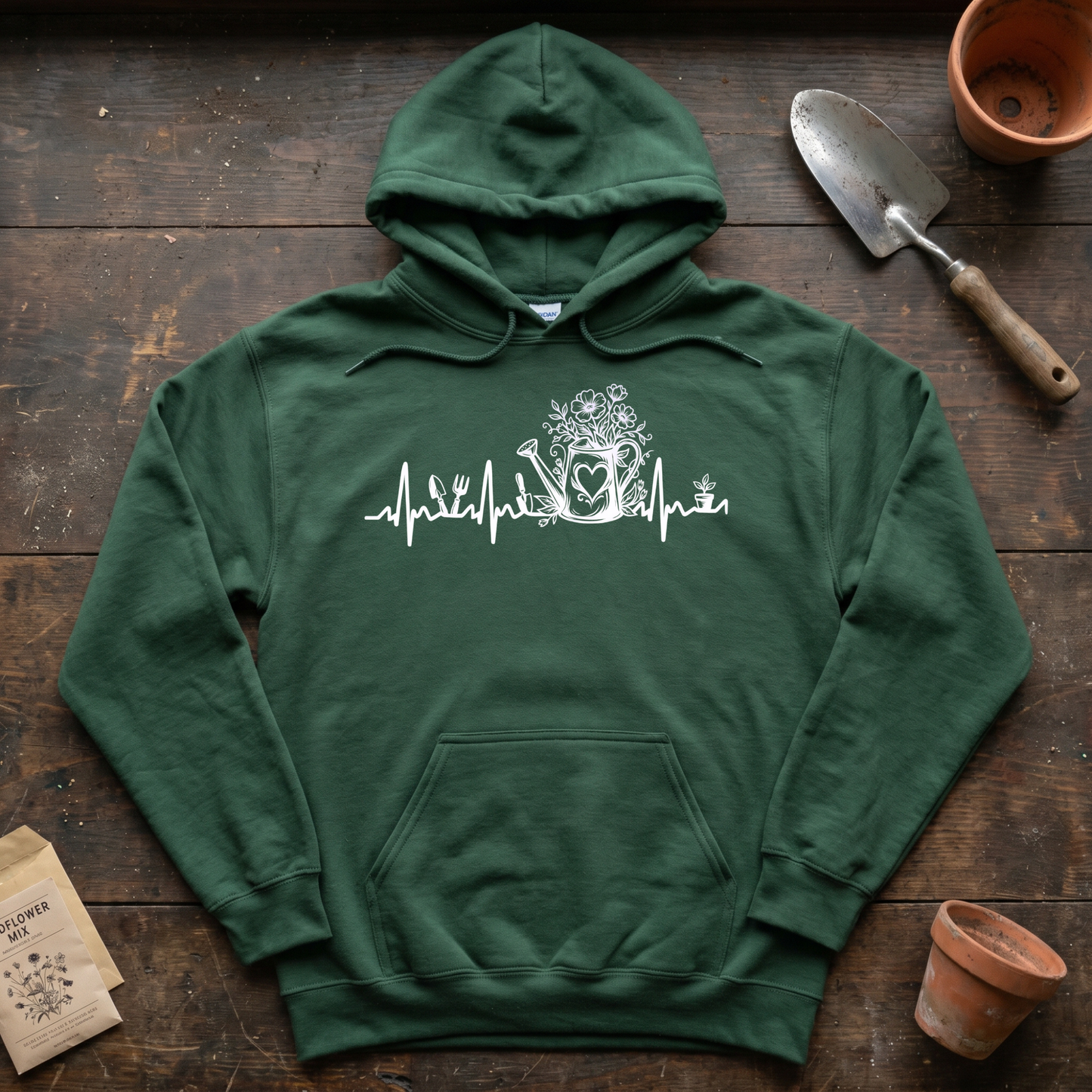 Garden Heartbeat Hoodie