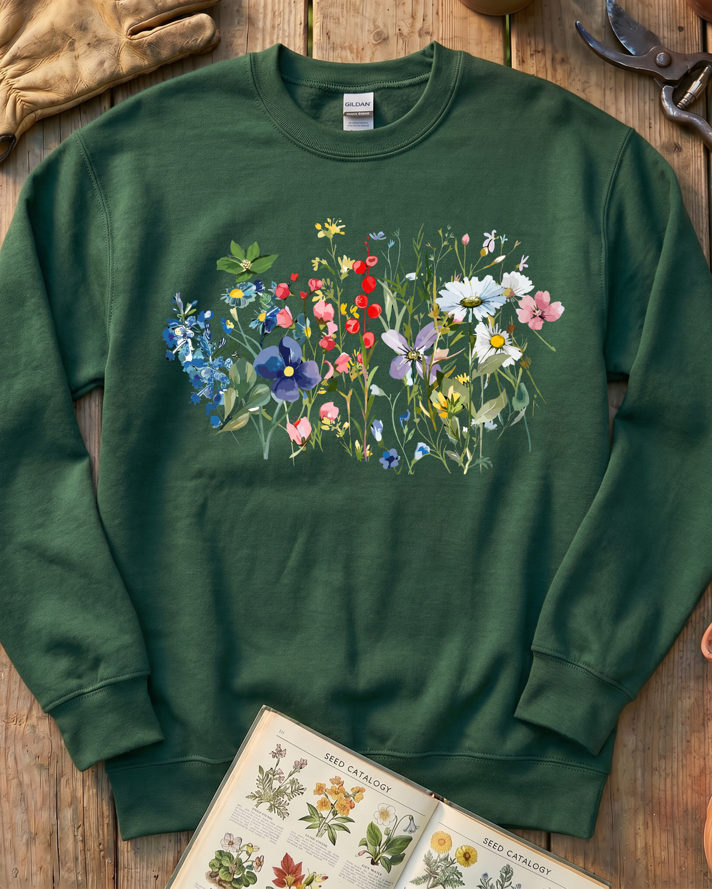 Wildflower Meadow Botanical Sweatshirt