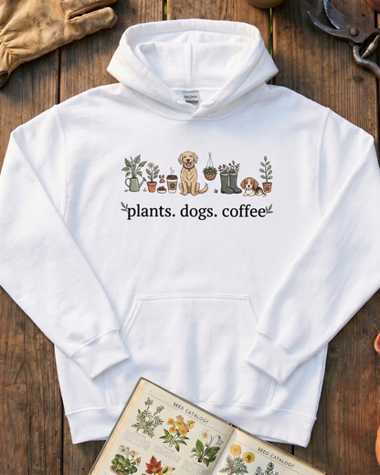 Plant and Dog Lover Hoodie