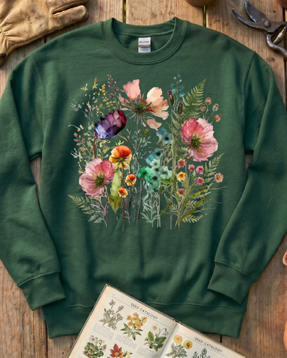 Soft Meadow Bloom Sweatshirt