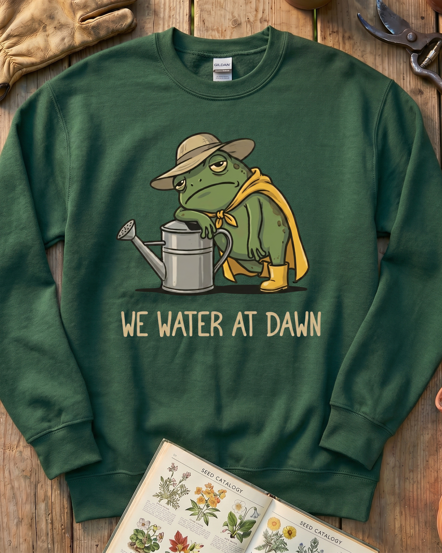 Frog Gardener Mood Sweatshirt