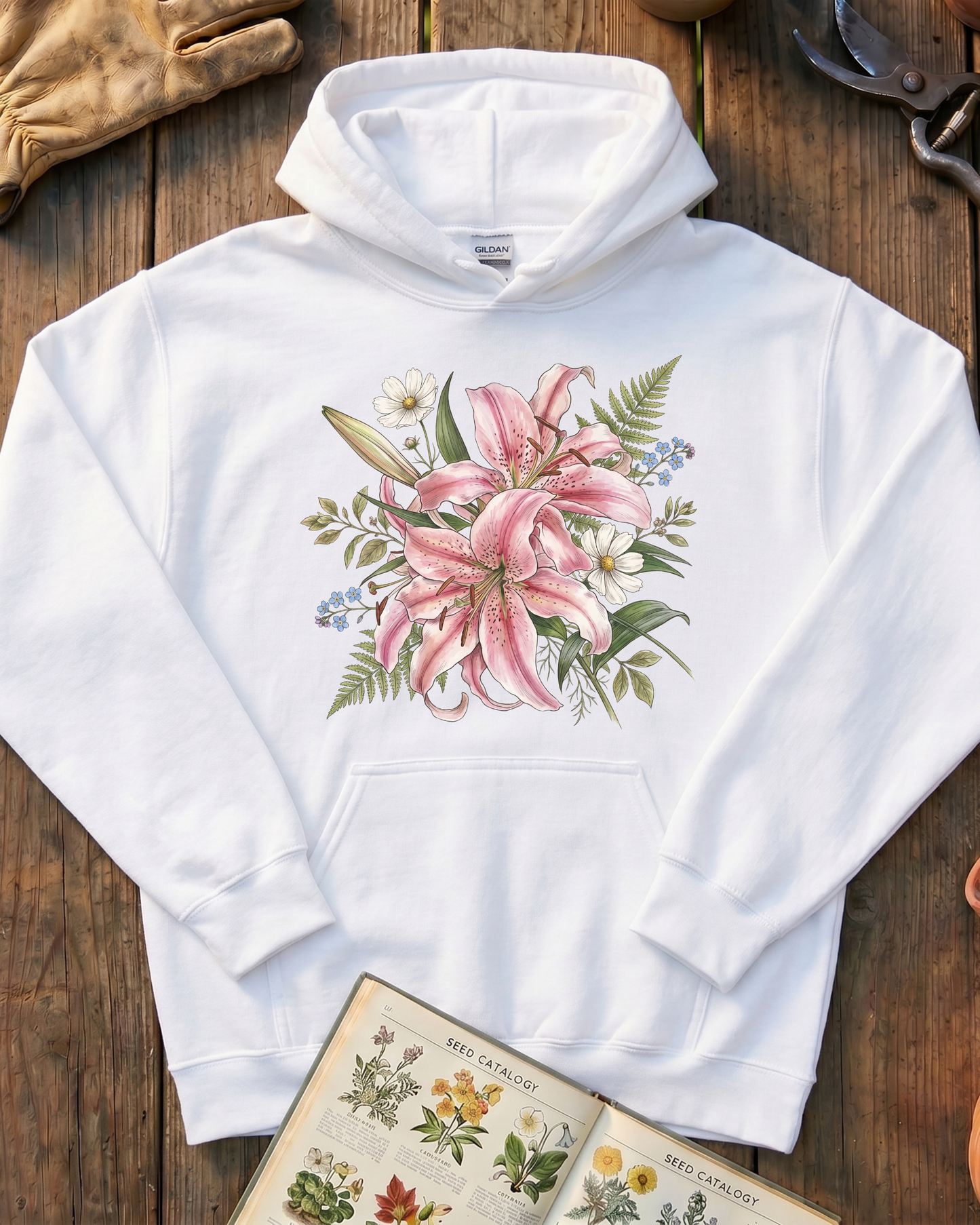 Lilly Flower Hoodie