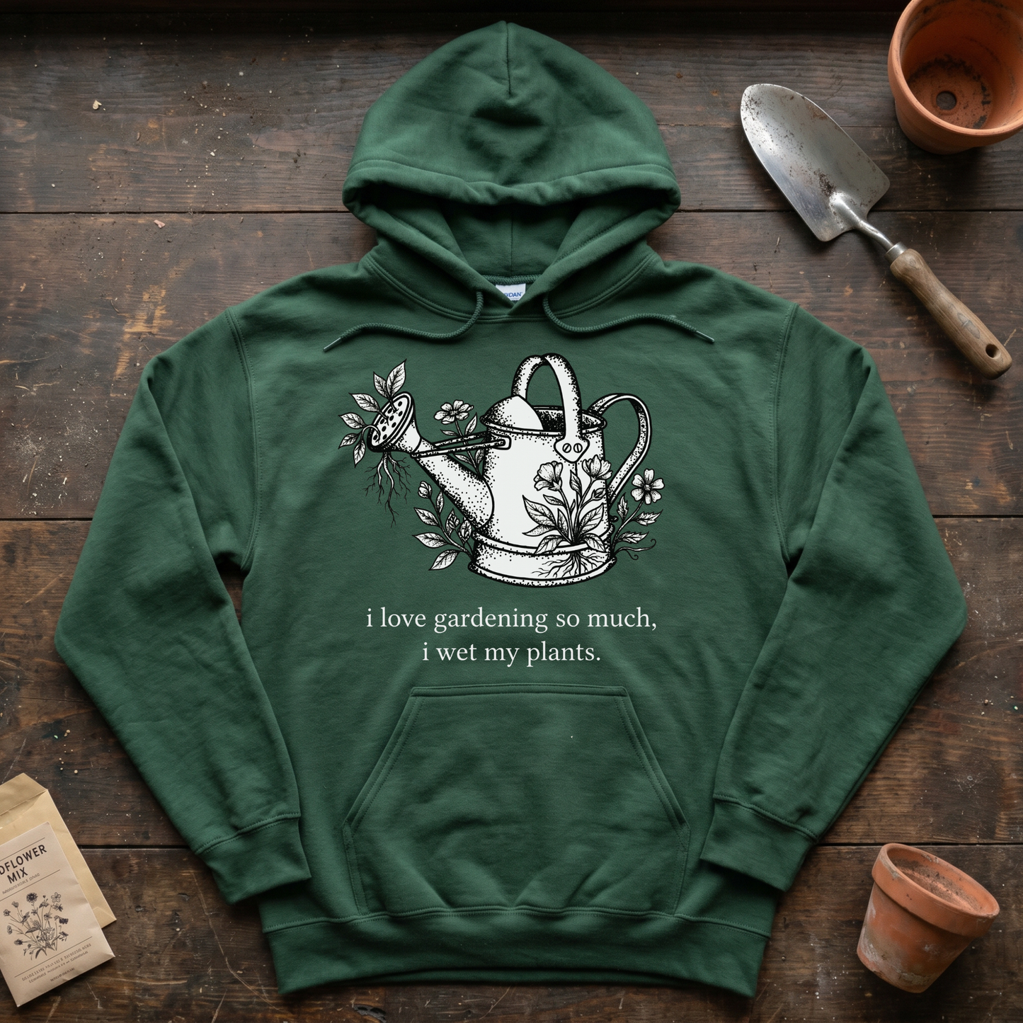 I Love Gardening So Much Hoodie