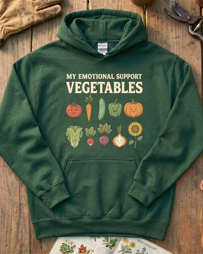 MY EMOTIONAL SUPPORT VEGETABLES Hoodie