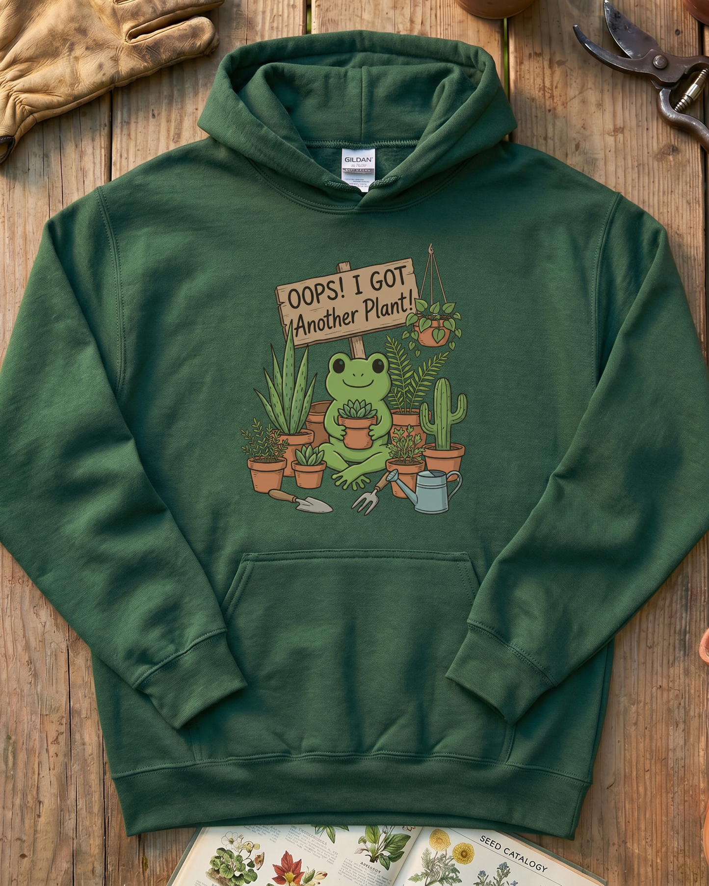 Minimalist Plant Lover Hoodie