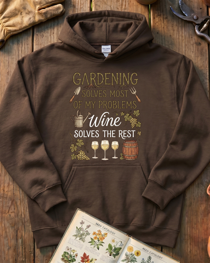 Wine Solves Problems Hoodie