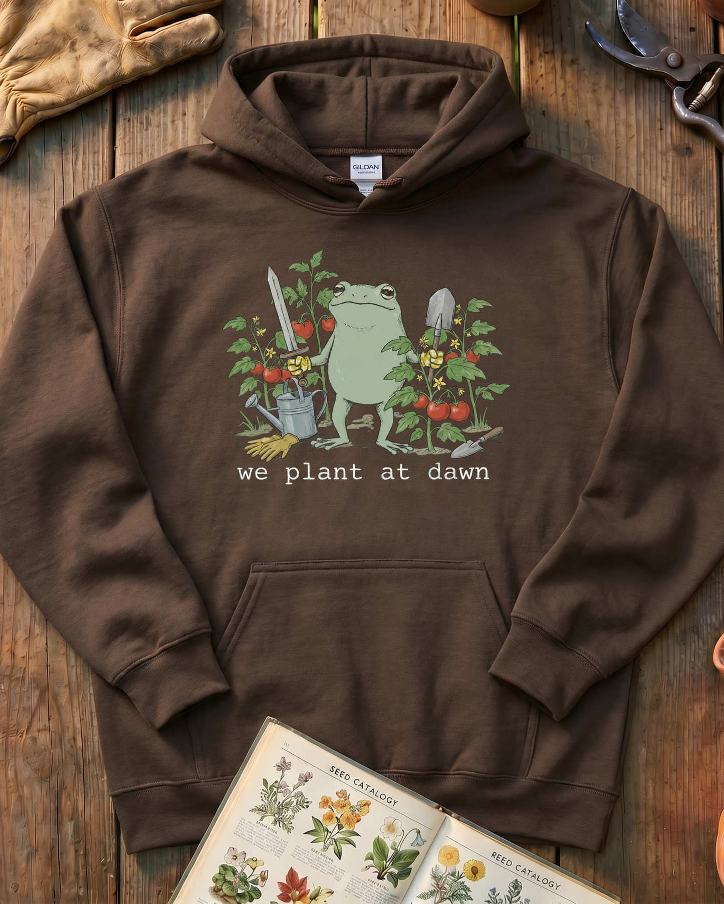 We Plant at Dawn Hoodie