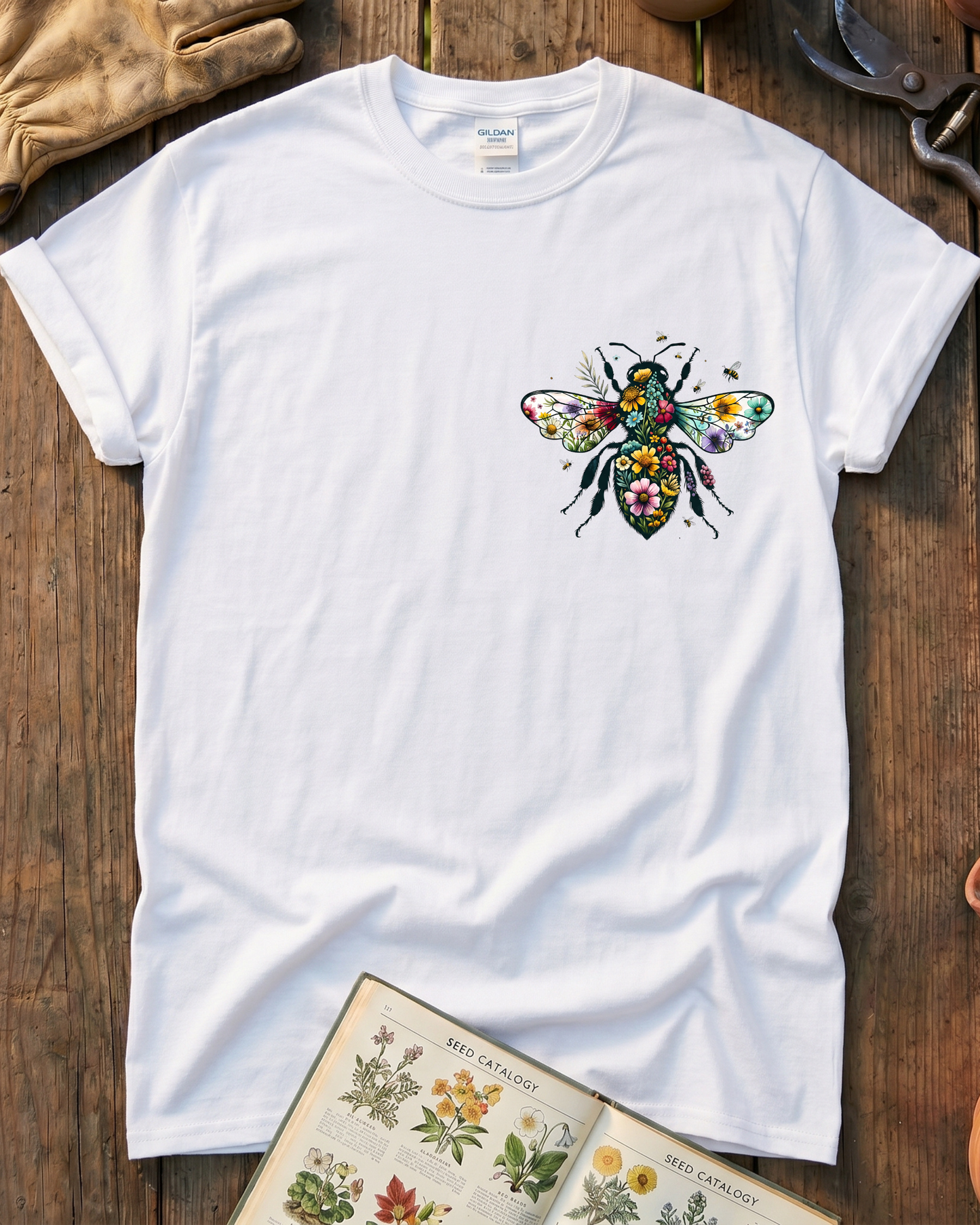 Pollinator Bee Garden T-Shirt