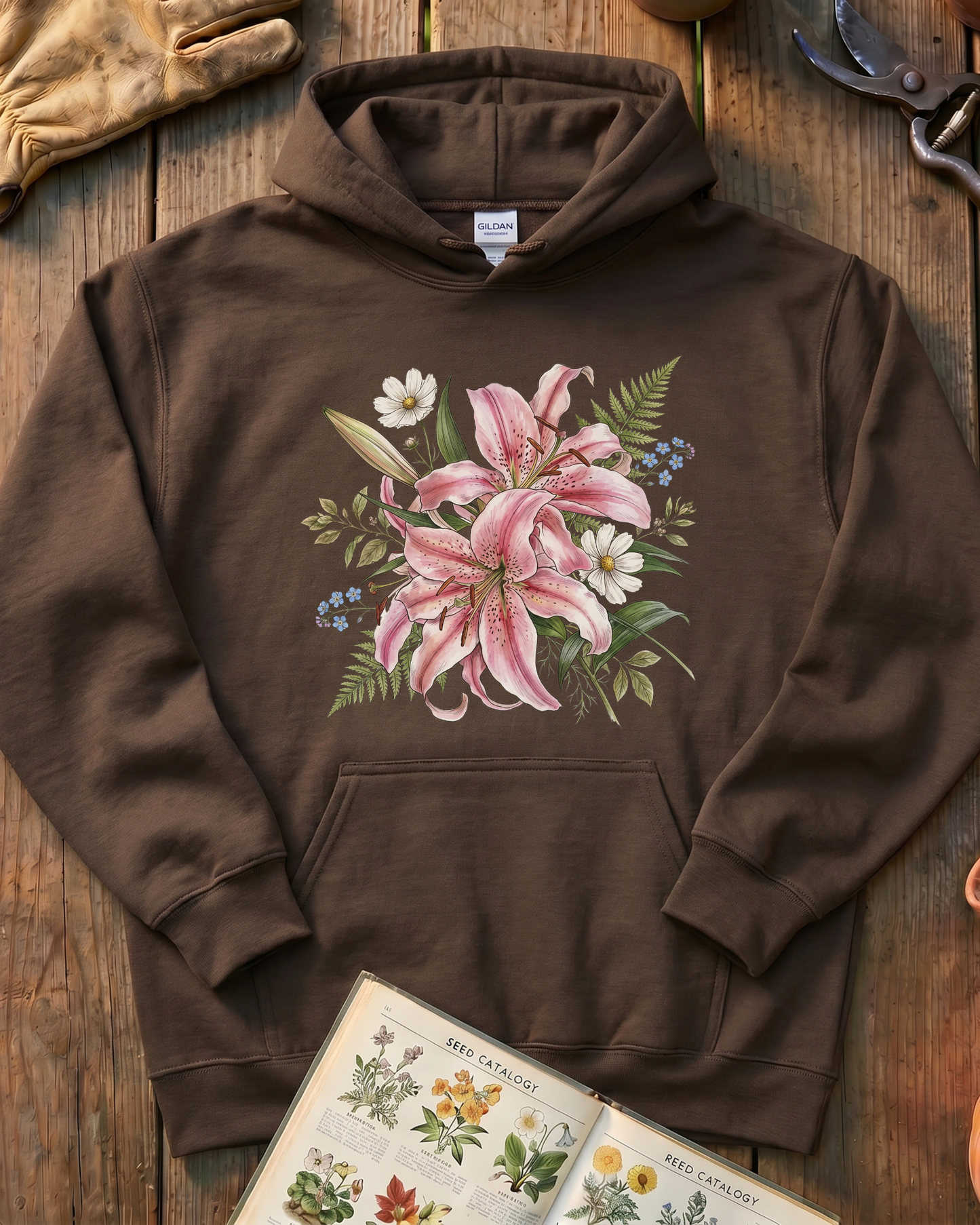 Lilly Flower Hoodie