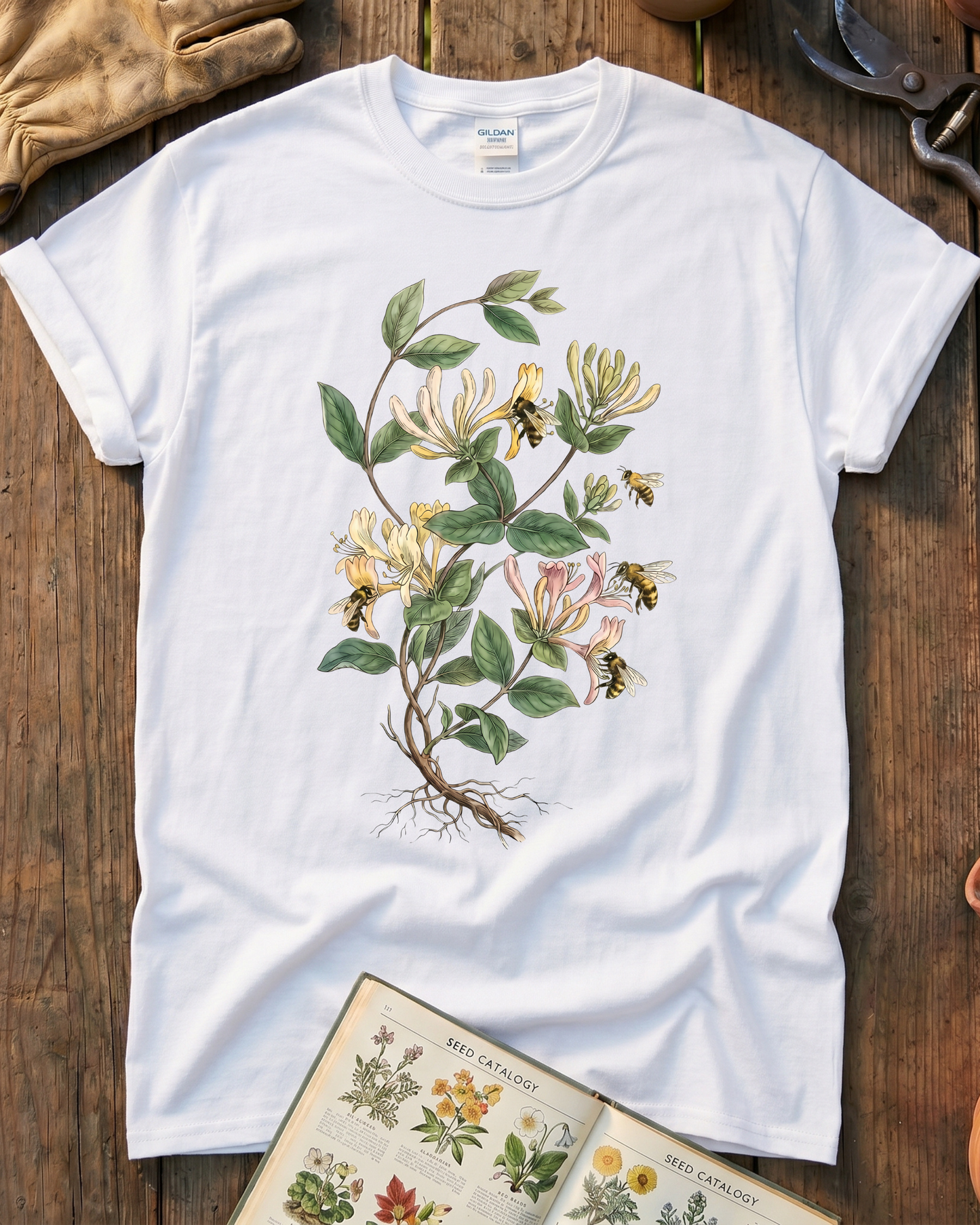 Bee Vine Botanical T-Shirt