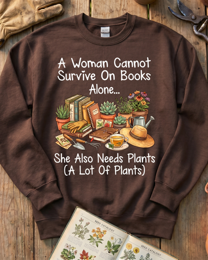 Vintage Botanical Wildflower Native Plants Sweatshirt