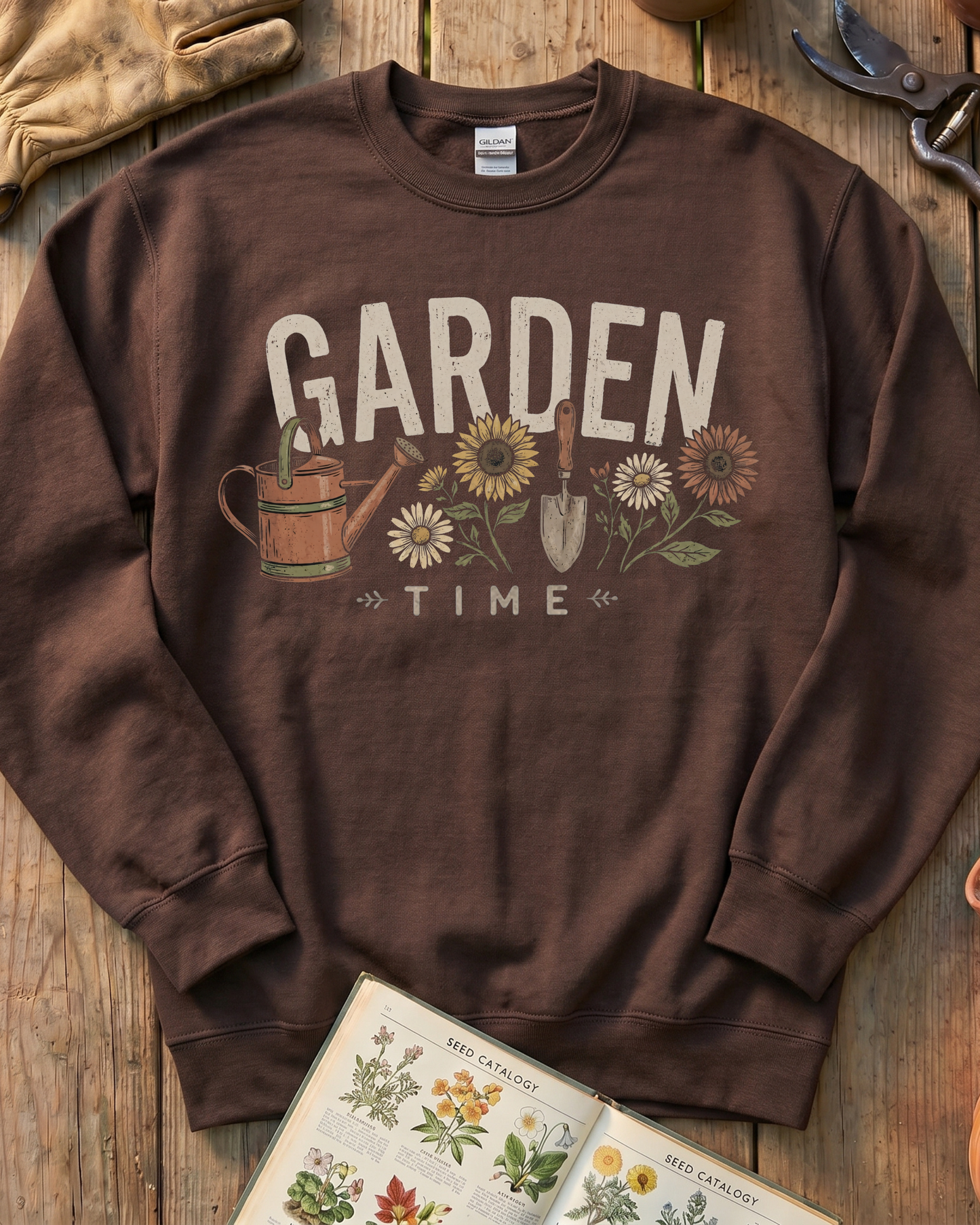 Sunflower Garden Time Sweatshirt