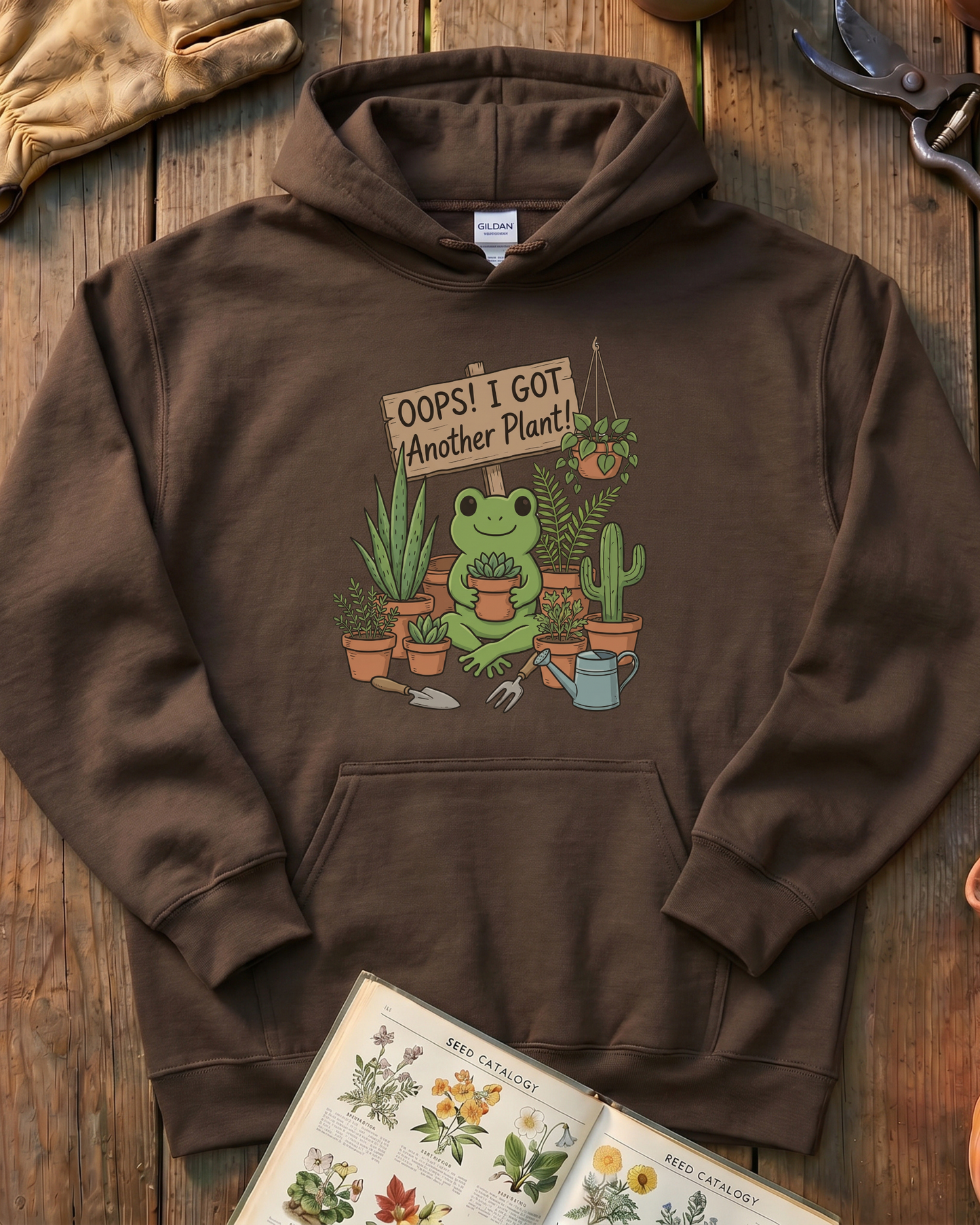 Minimalist Plant Lover Hoodie