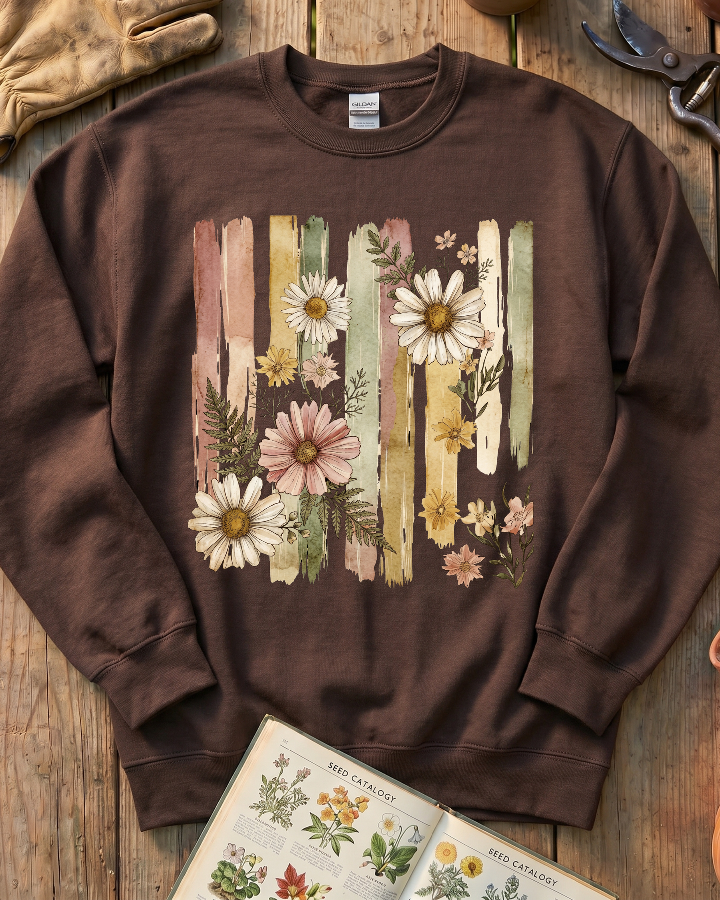 Soft Wildflower Bloom Sweatshirt