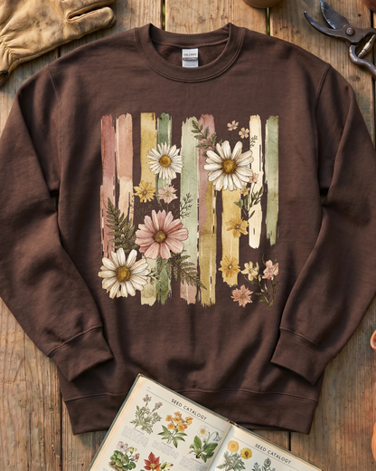 Soft Wildflower Bloom Sweatshirt