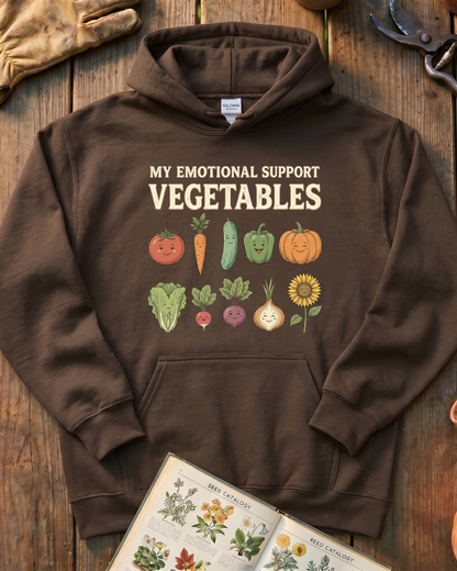 MY EMOTIONAL SUPPORT VEGETABLES Hoodie