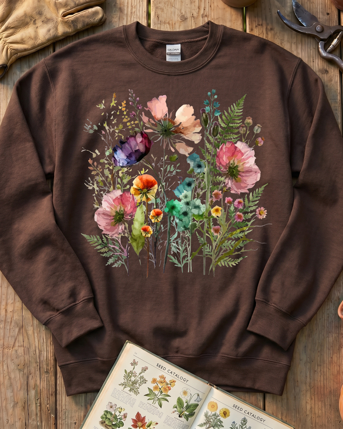 Soft Meadow Bloom Sweatshirt