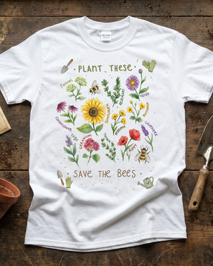 Plant Flowers Gardening T‑Shirt