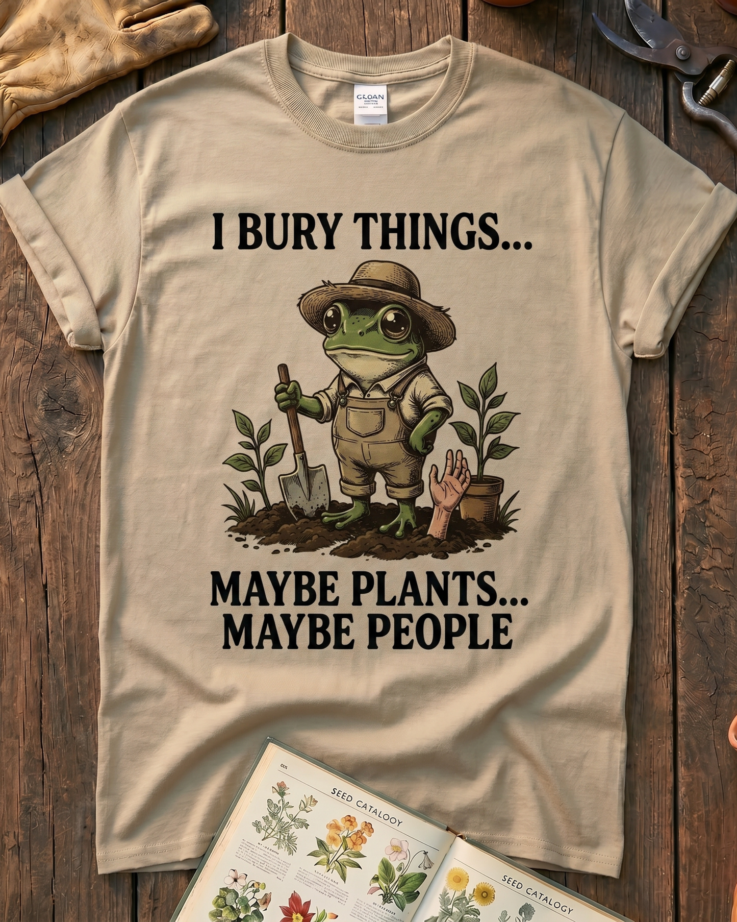 Retro Sarcastic Gardening T‑Shirt