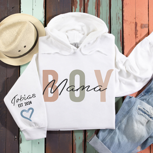 Boy Mama - Personalisiertes Erinnerungsshirt