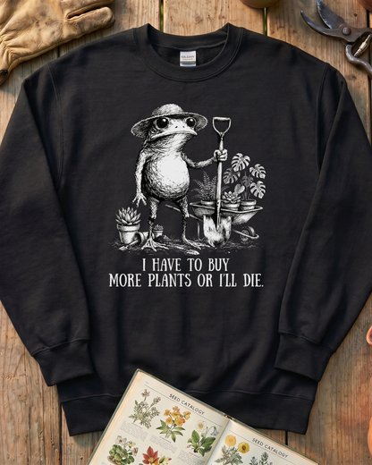 Funny Frog Plant Lover Sweatshirt