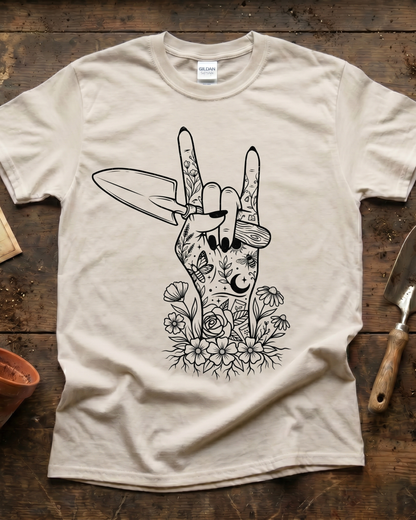 Gardening Rock T‑Shirt