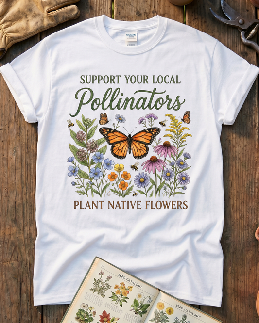 Support Your Local Pollinators T‑Shirt