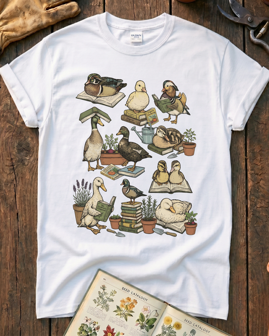 Cute Duck Garden Lover T‑Shirt