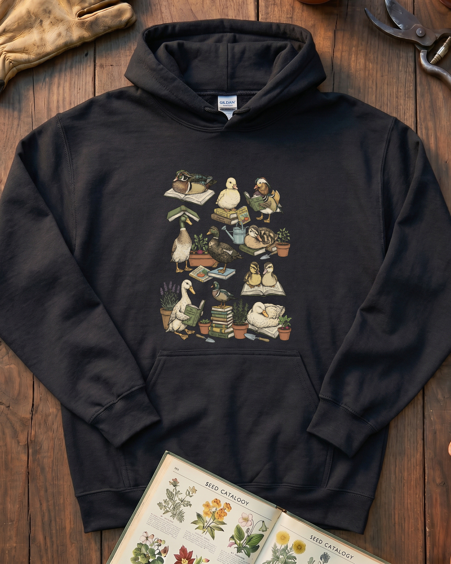Cute Duck Garden Lover Hoodie