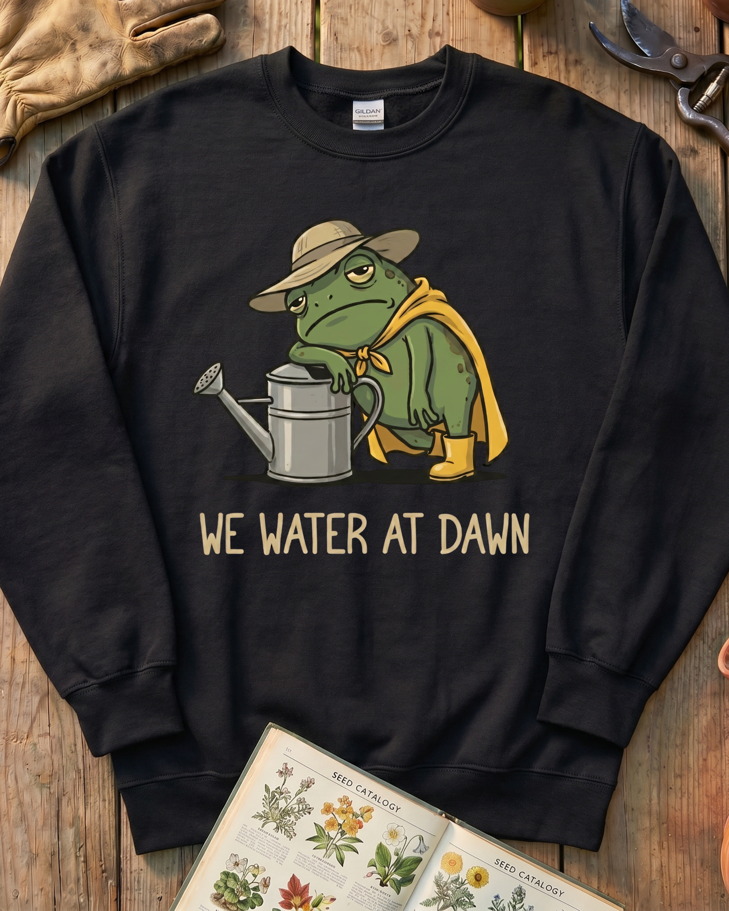 Frog Gardener Mood Sweatshirt