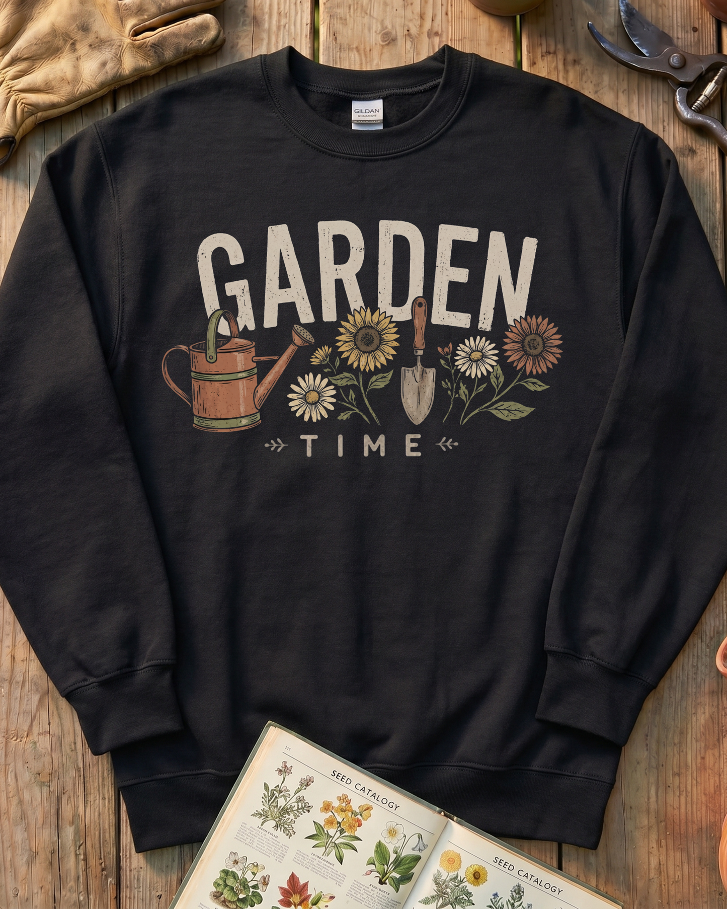 Sunflower Garden Time Sweatshirt