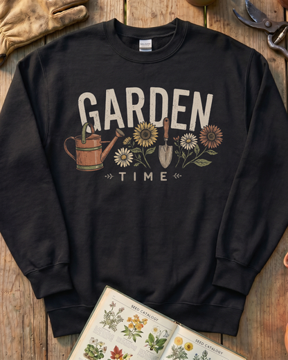 Sunflower Garden Time Sweatshirt