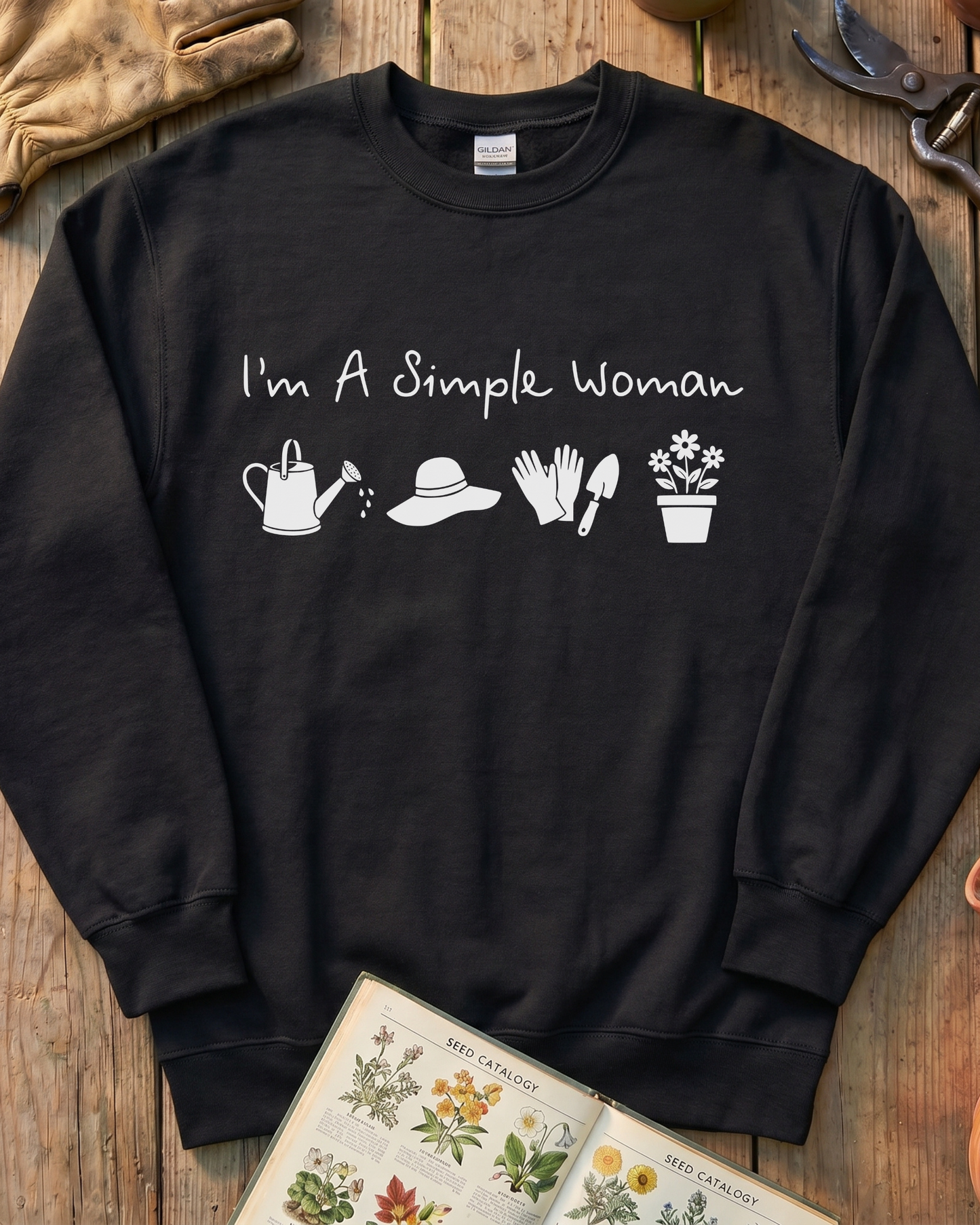 Simple Woman Garden Sweatshirt
