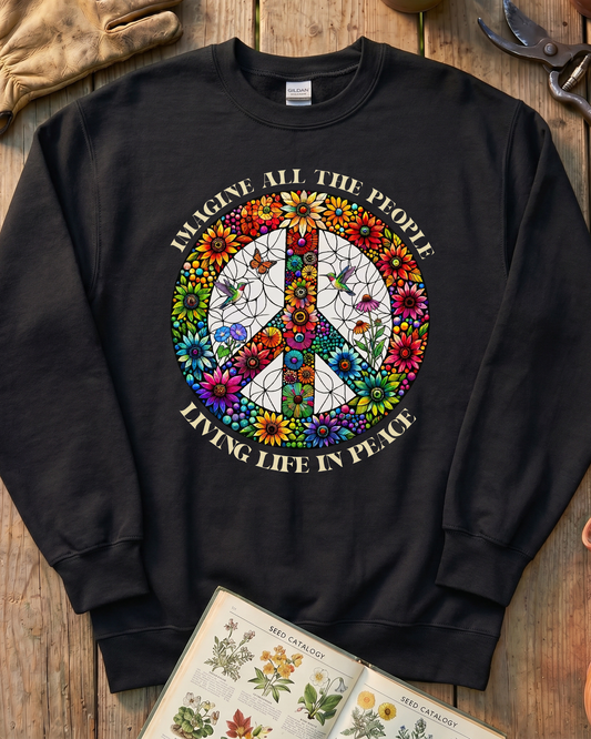 Hippie Plant Lover Sweatshirt