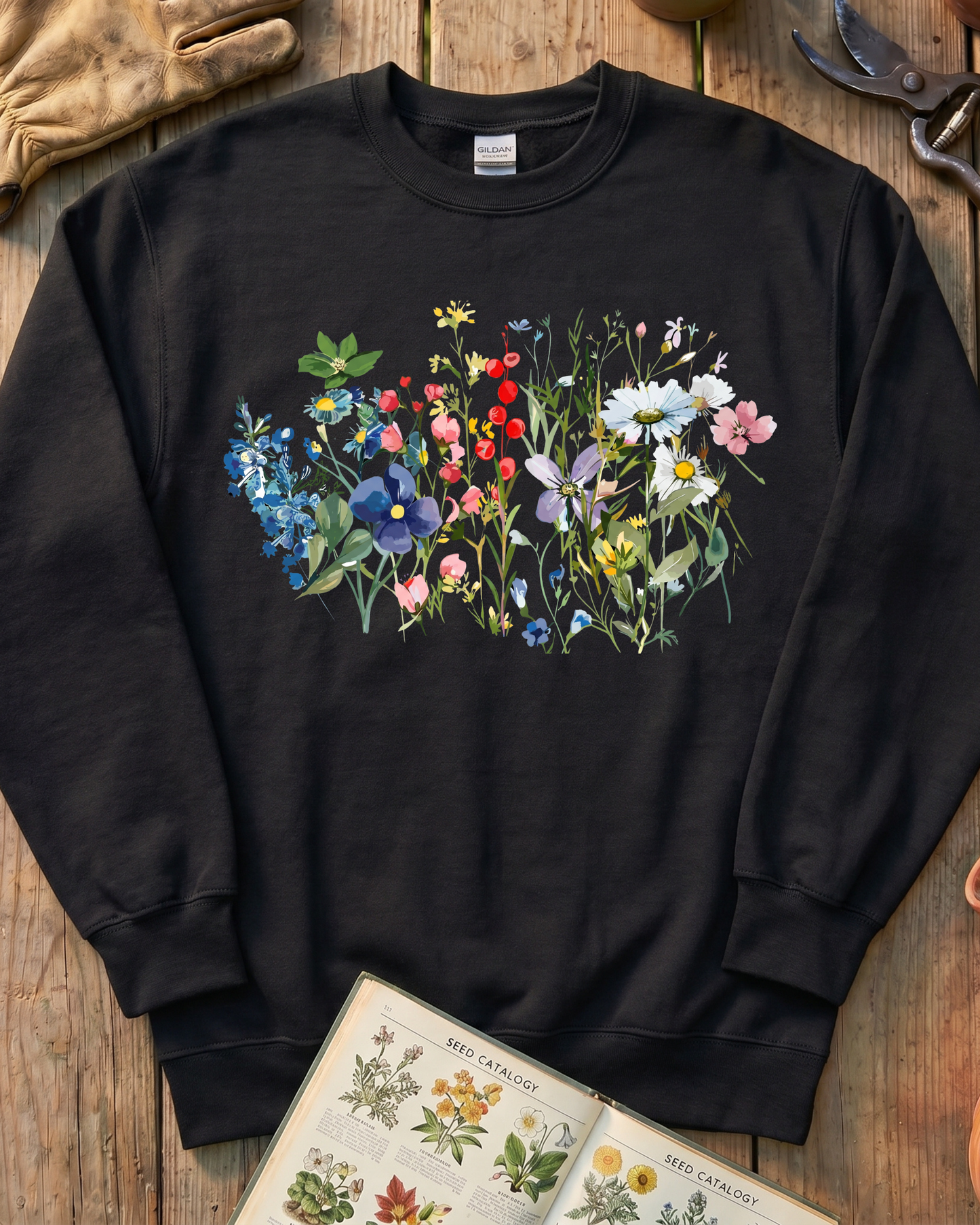 Wildflower Meadow Botanical Sweatshirt