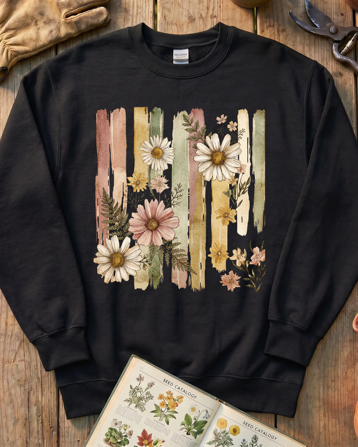 Soft Wildflower Bloom Sweatshirt
