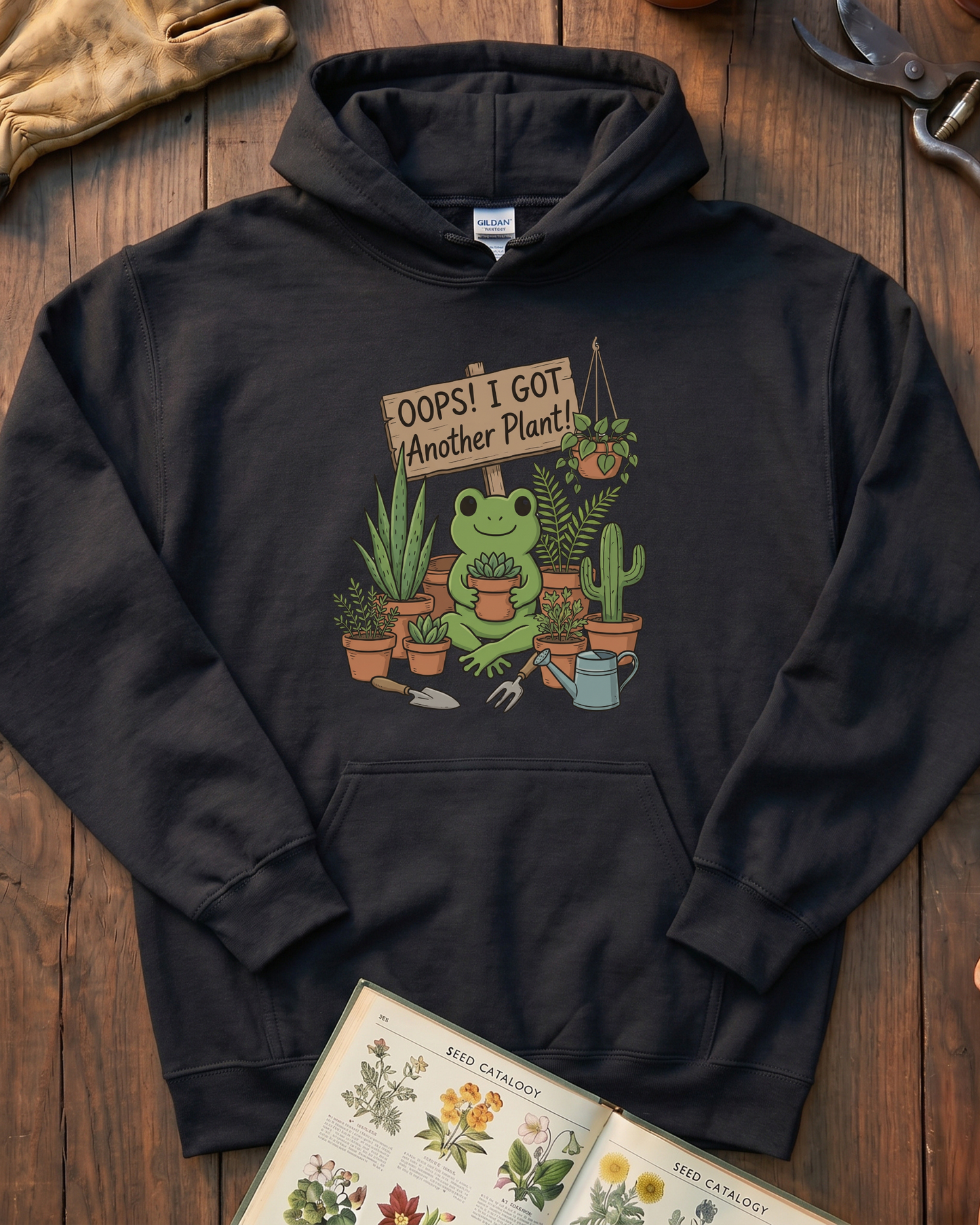 Minimalist Plant Lover Hoodie