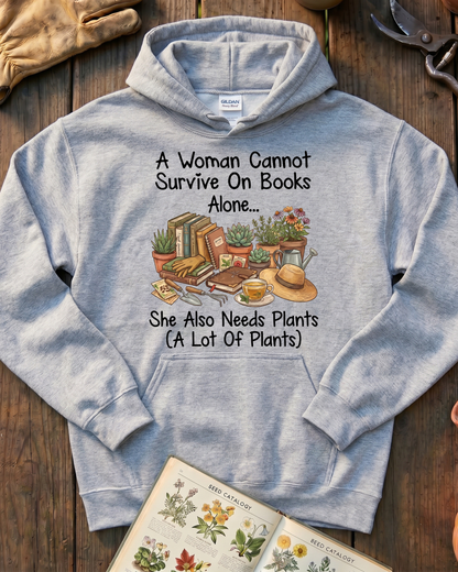 Vintage Botanical Wildflower Native Plants Hoodie