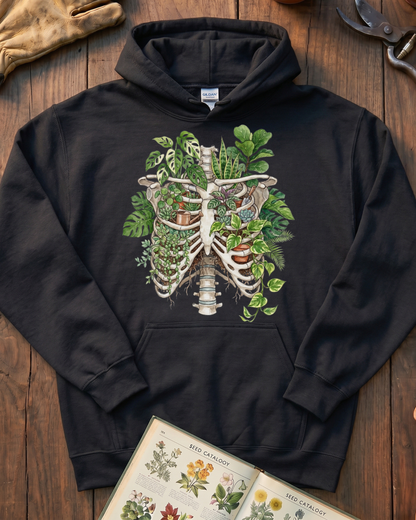 Skeleton Plant Lover Houseplant Hoodie