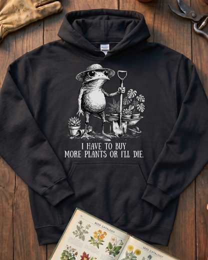 Funny Frog Plant Lover Hoodie