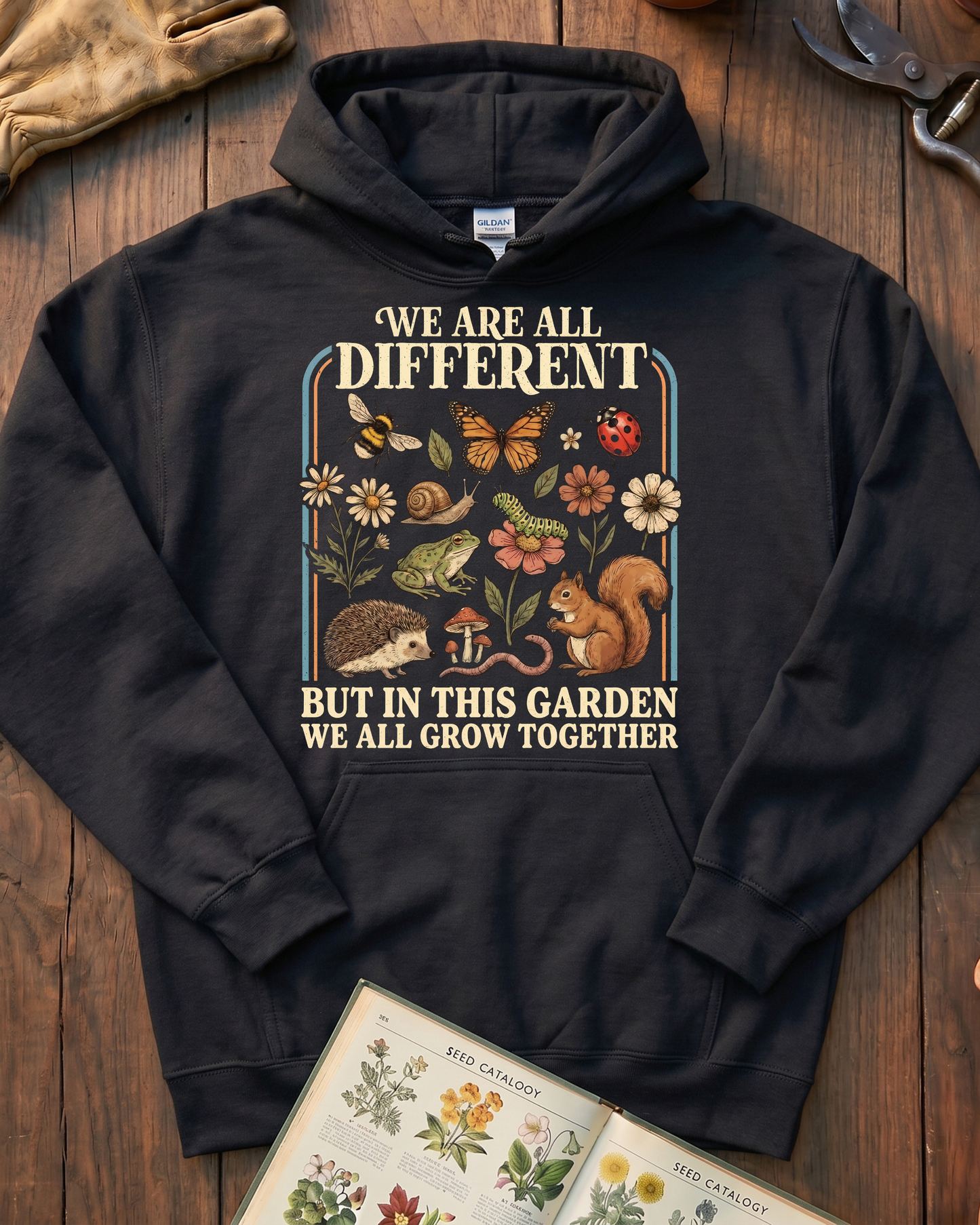 Inclusive Nature Garden Community Hoodie