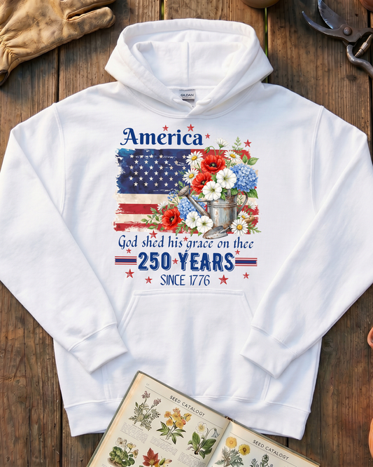 Patriotic Floral Legacy Hoodie