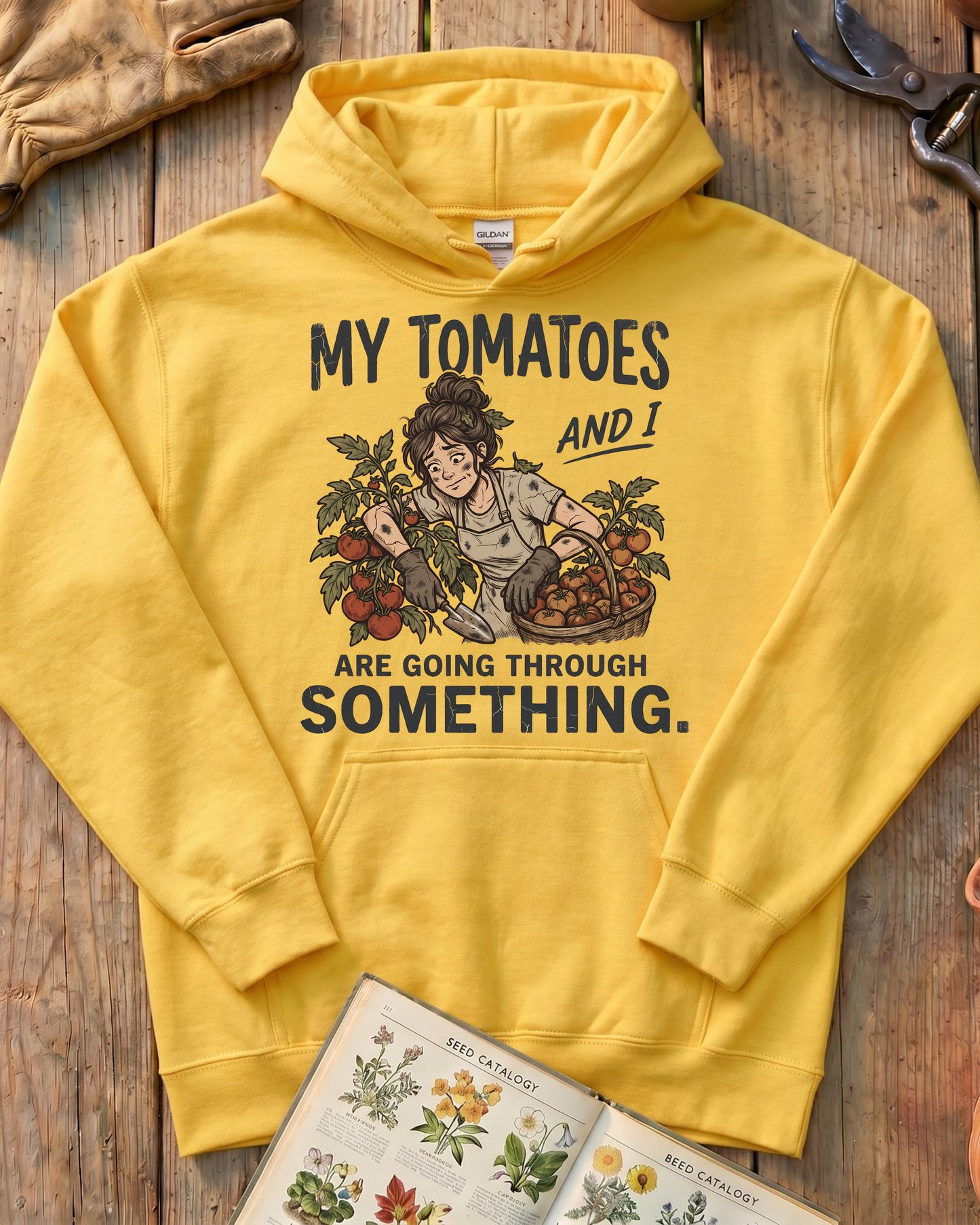 Tomato Garden Struggle Hoodie