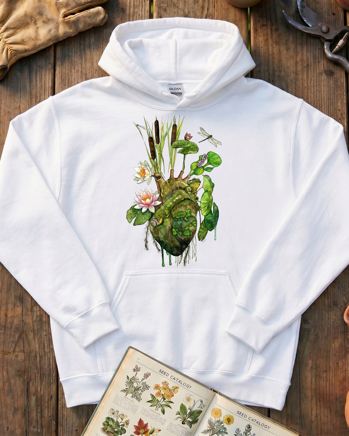 Native Wetland Art Hoodie
