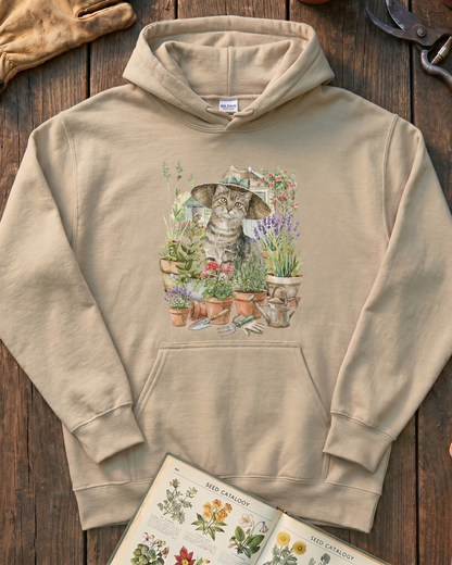 Cat And Plant Hoodie
