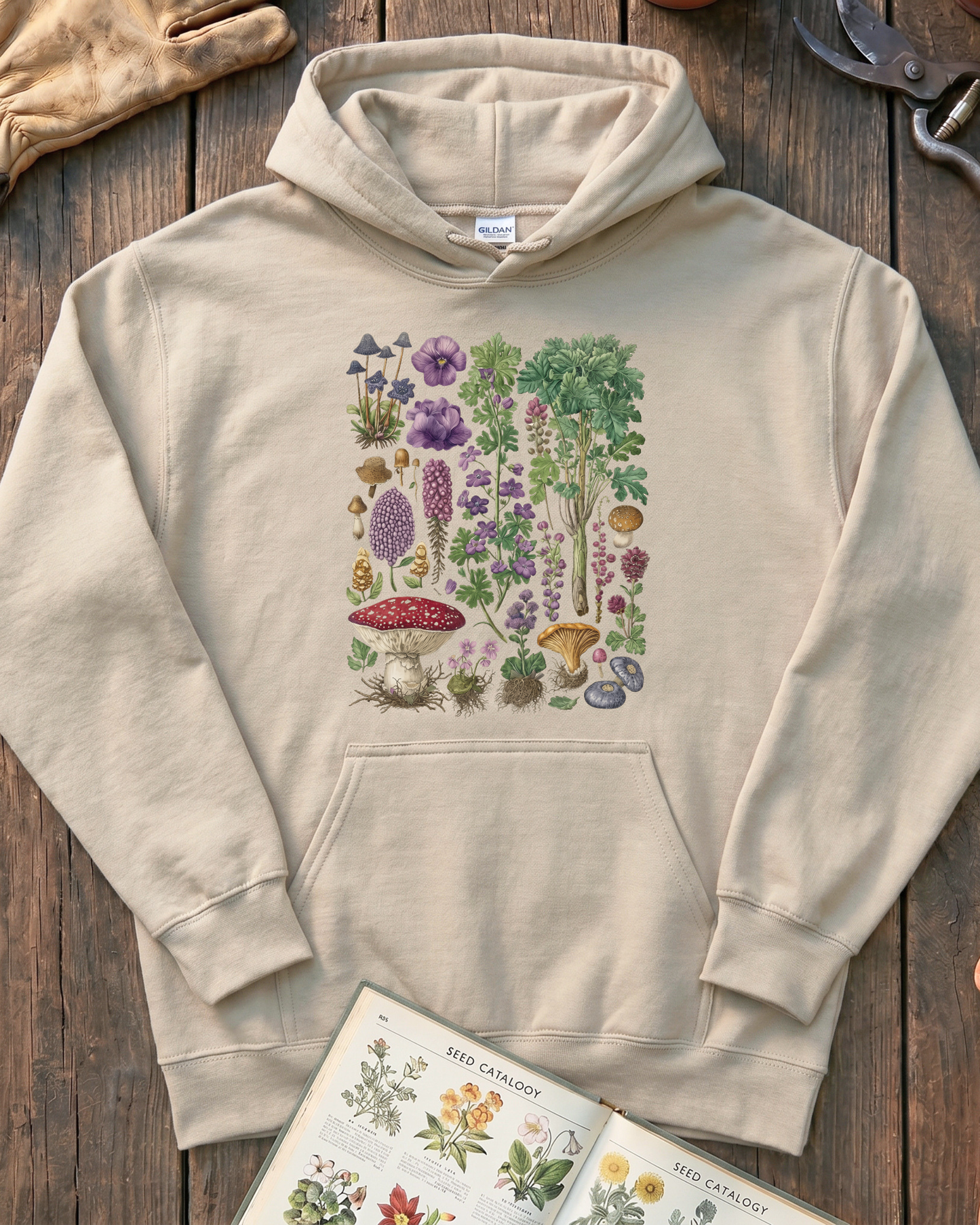 Herbal Plants Hoodie