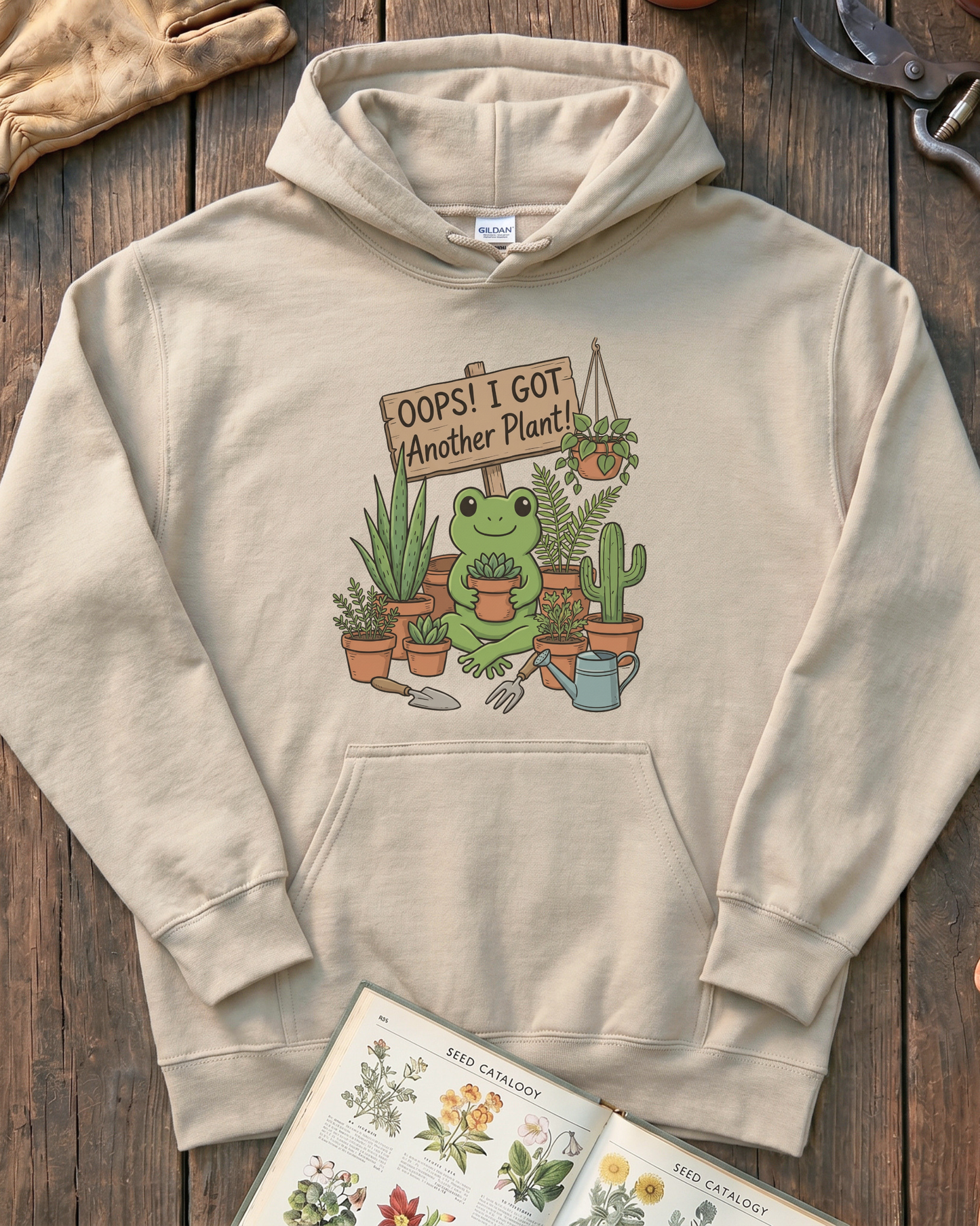 Minimalist Plant Lover Hoodie
