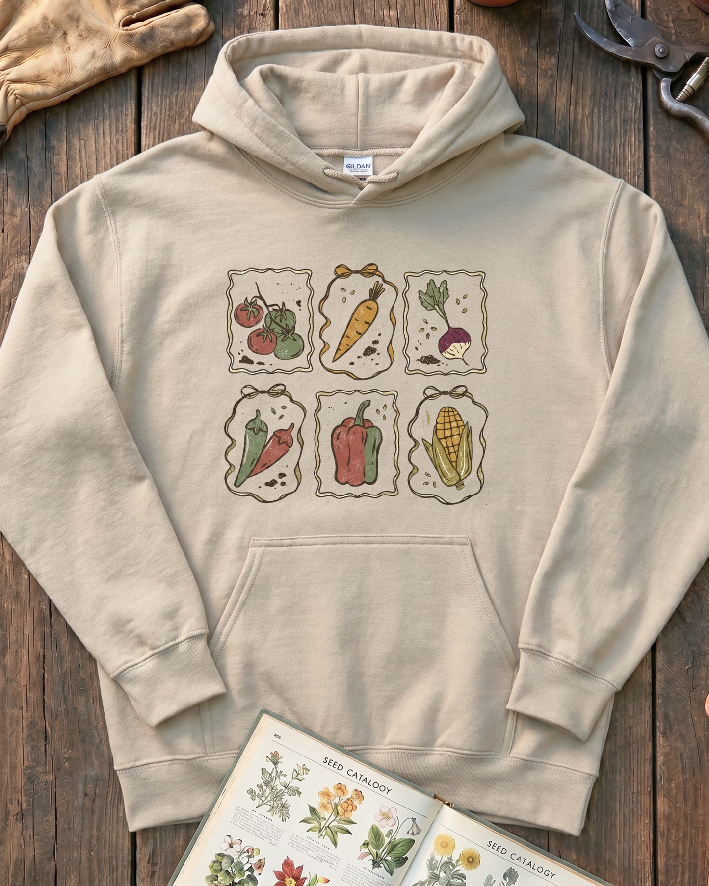 Vintage Vegetable Hoodie